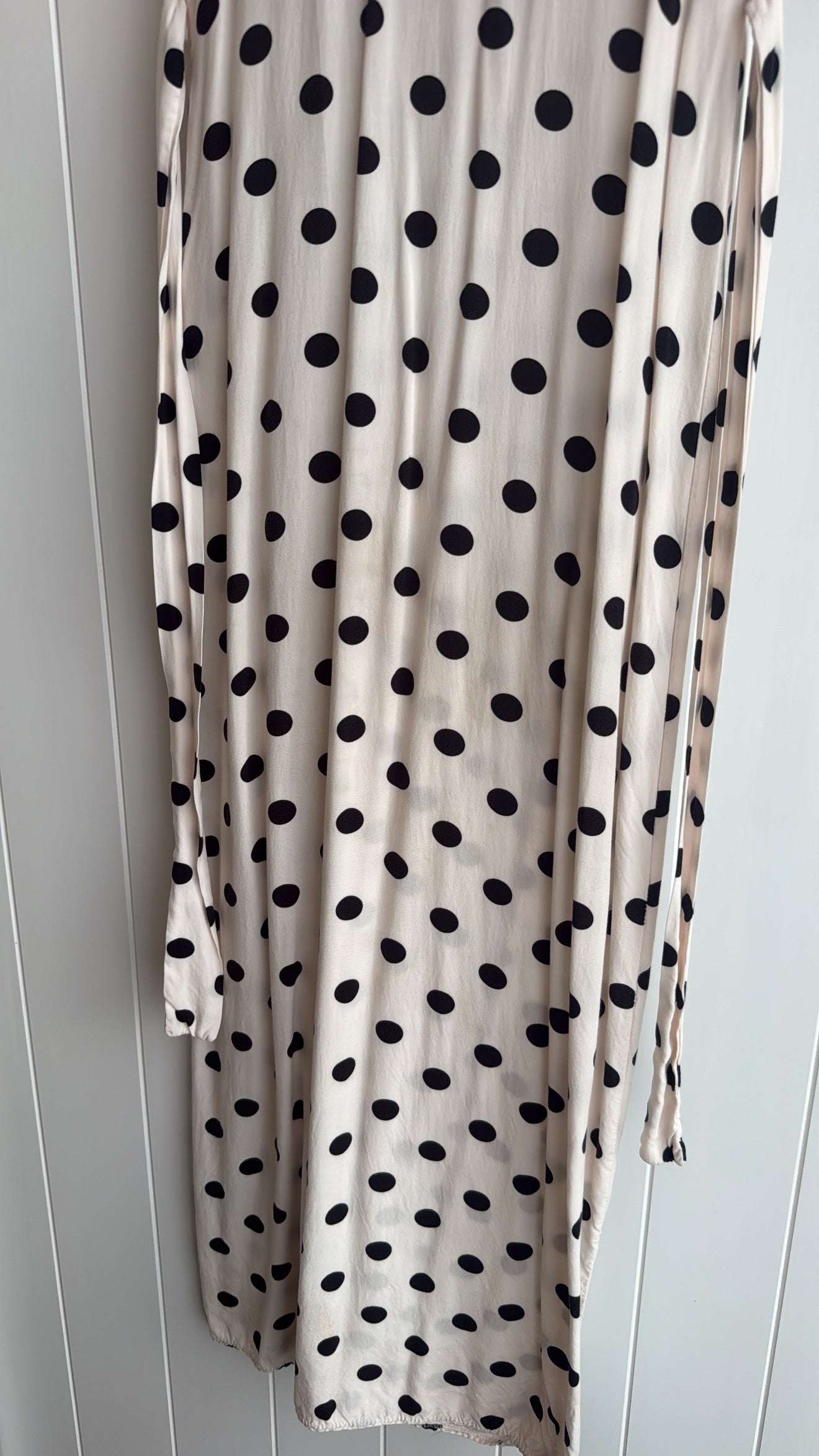Luna Dress with Polka Dots in White/Black (XS/S) - FOR SALE