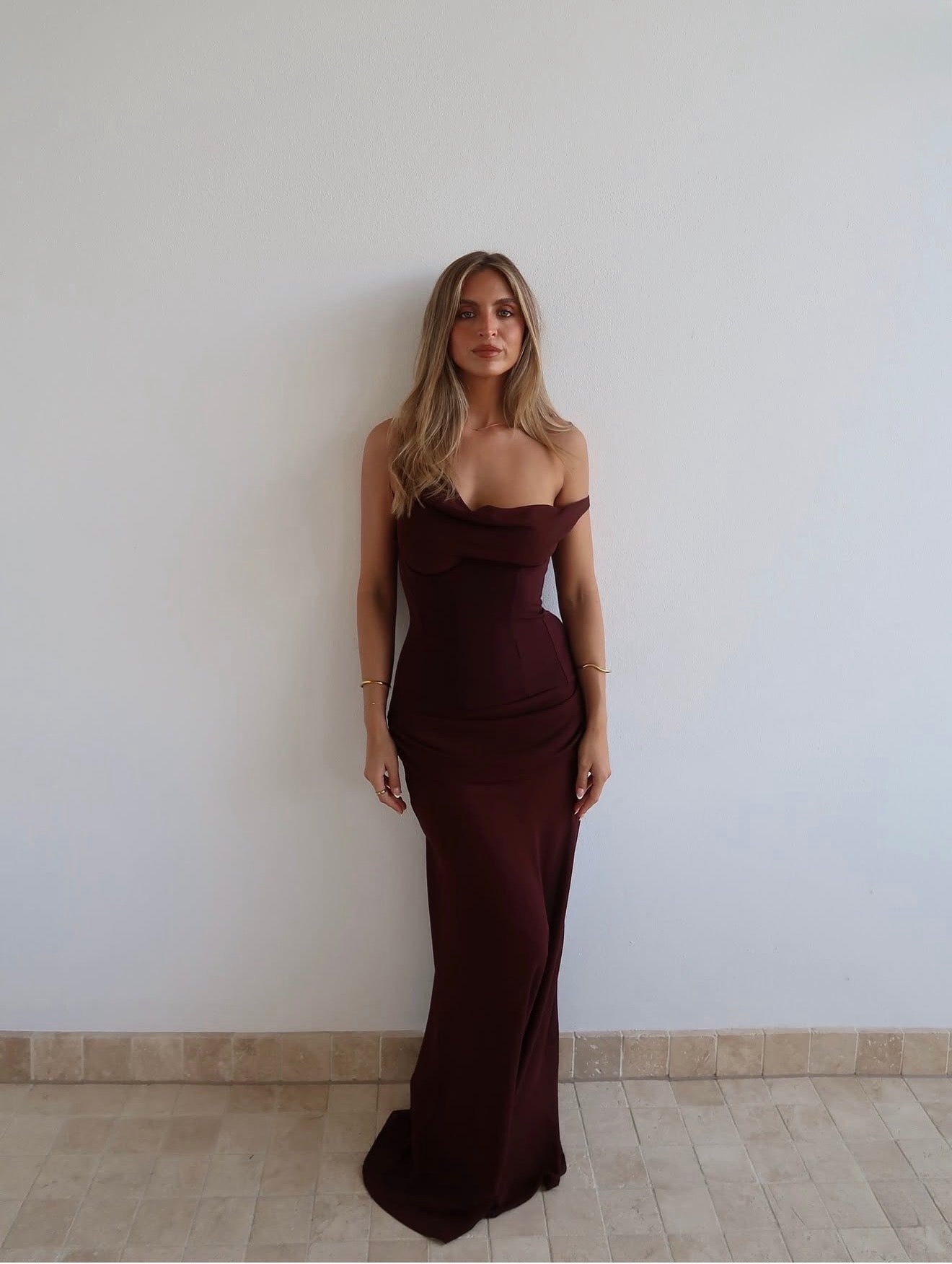 Candence Gown in Espresso