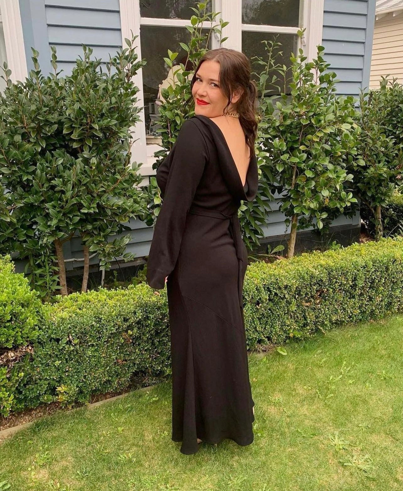 Firebird Cowl Dress