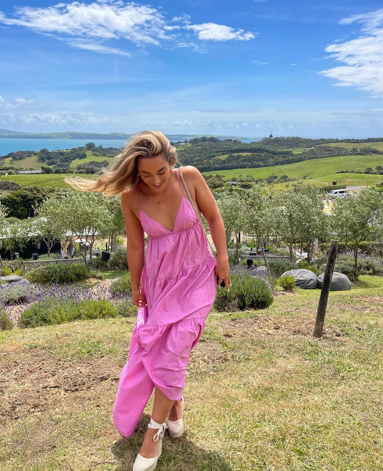 Tiered Cotton Maxi Dress