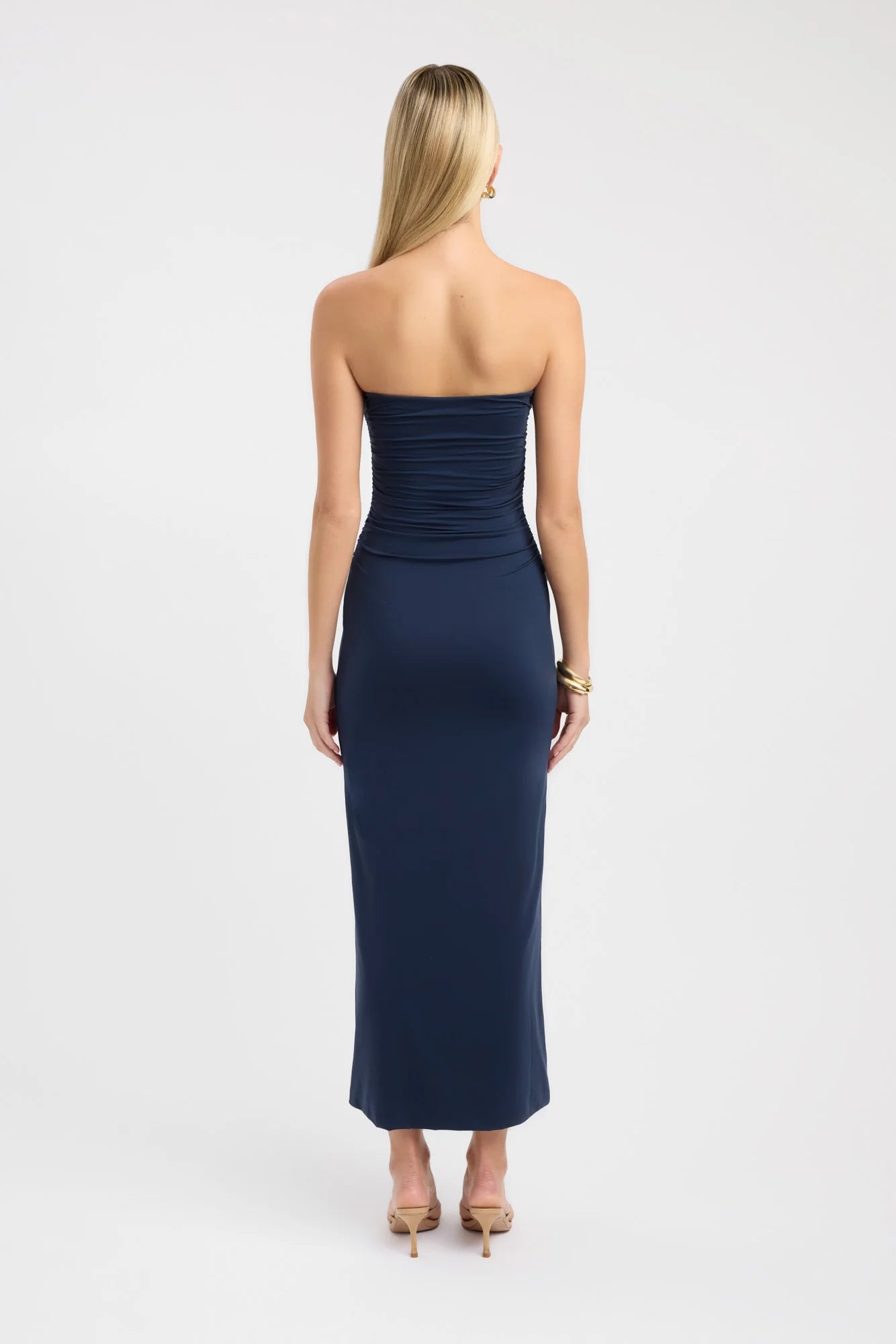 Tayla Trim Maxi Dress in Blueberry