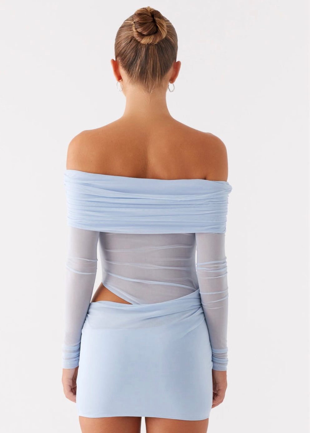 No Doubt Mini Dress in Blue