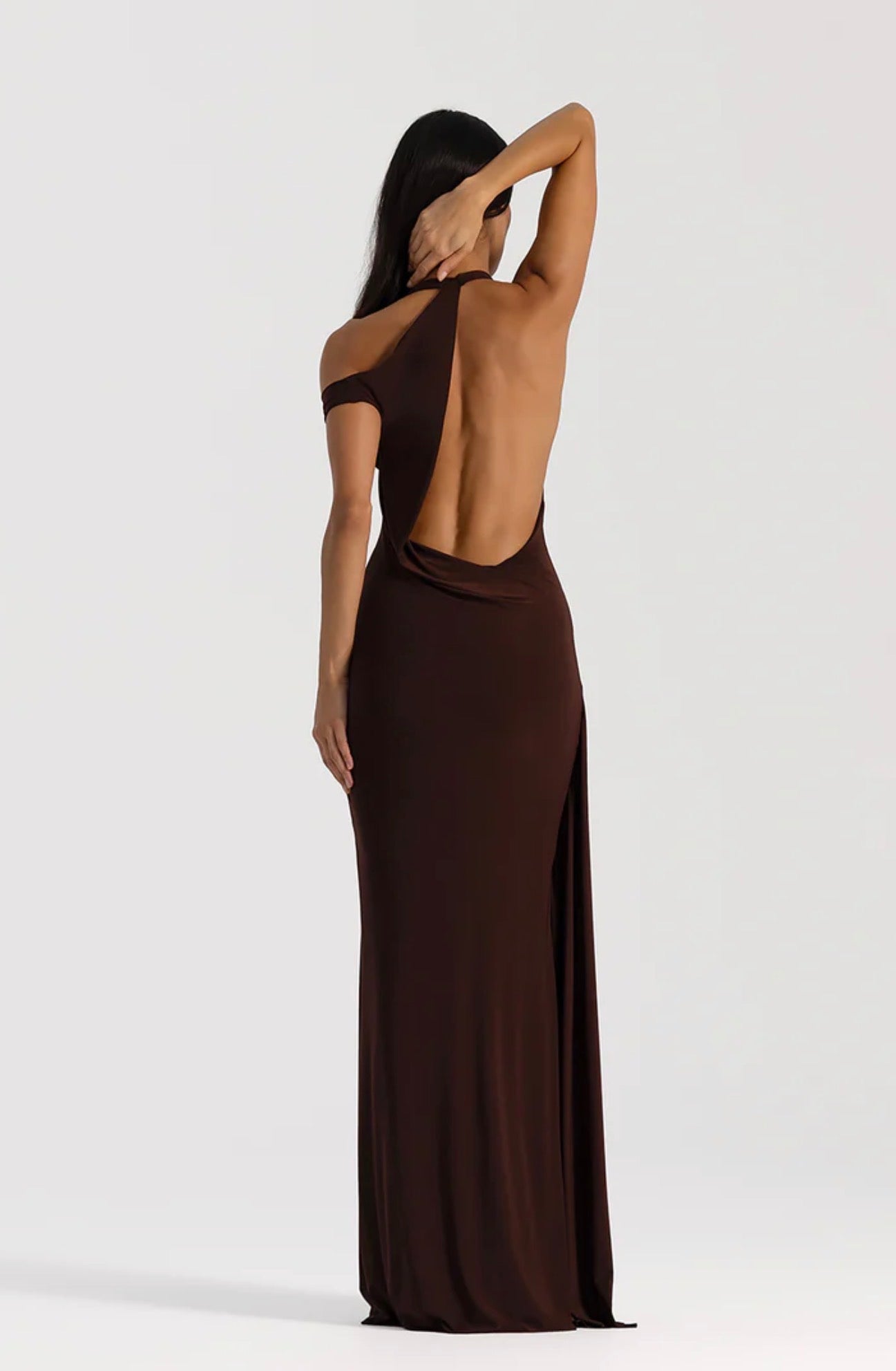 Mariela Gown in Espresso