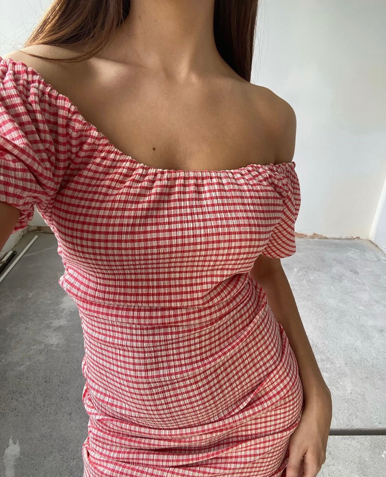 Delphi Dress in Strawberry