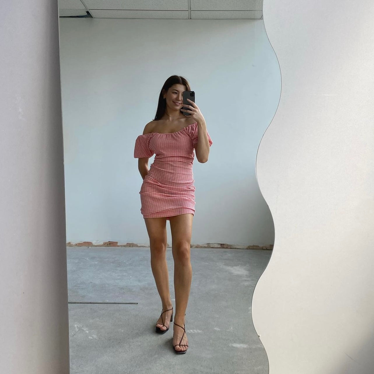 Delphi Dress in Strawberry