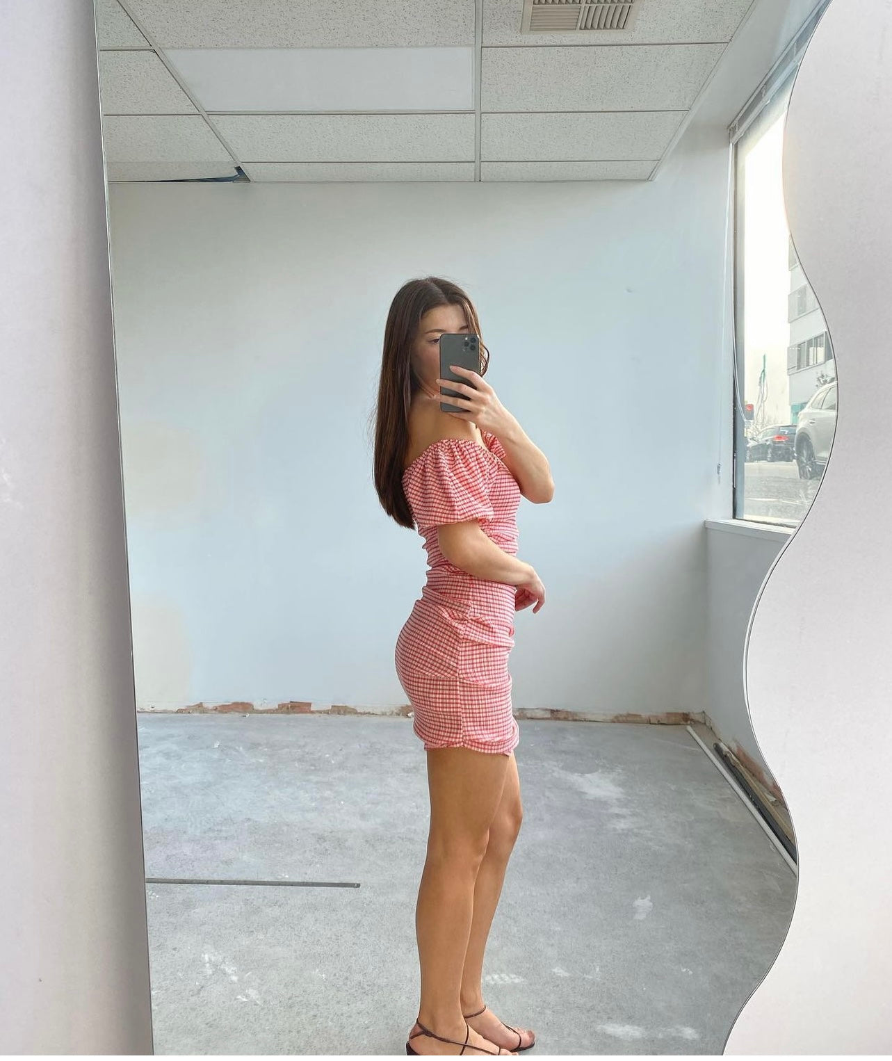 Delphi Dress in Strawberry