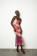 Load image into Gallery viewer, Mesh Fuchsia Slip Dress (12) - With Harper Lu
