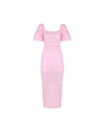 Load image into Gallery viewer, Mirella Puff Sleeve Dress in Pink - RUBY
