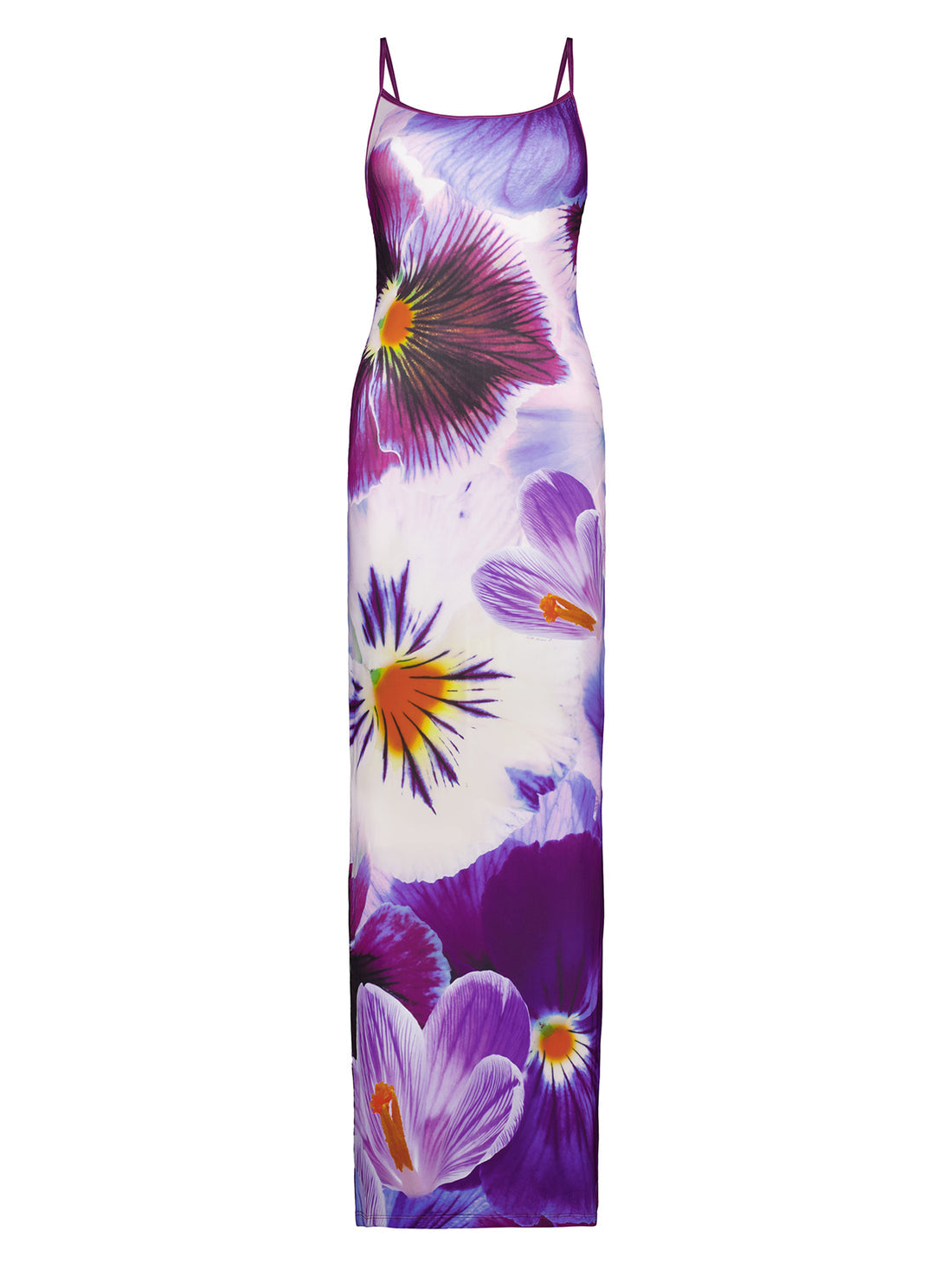 Indigo Blossom Slip Dress