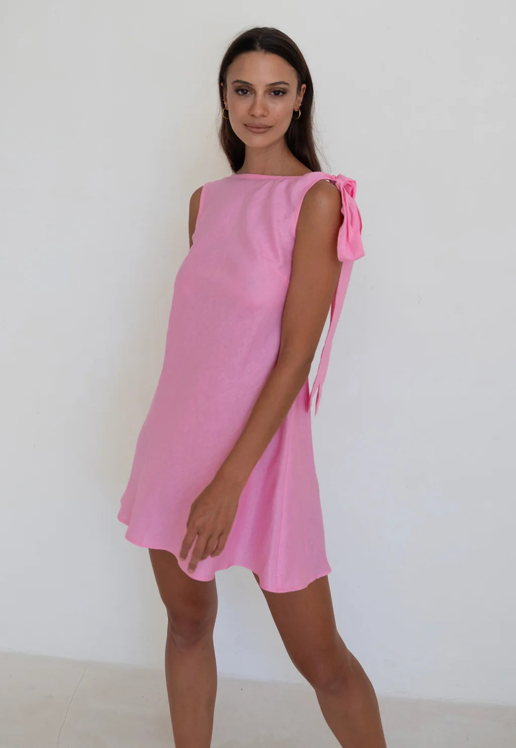 Mini Wilmer in Barbie Pink Linen