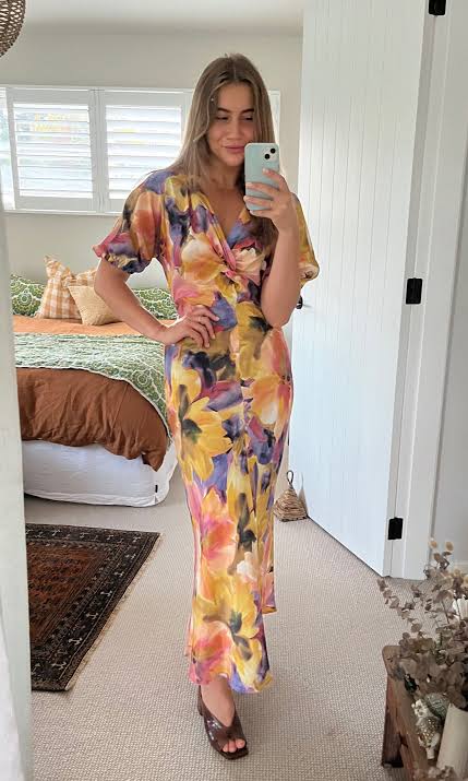Maude Silk Dress