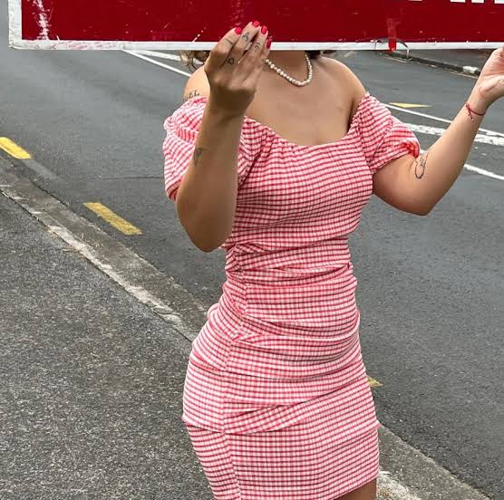 Delphi Dress in Strawberry