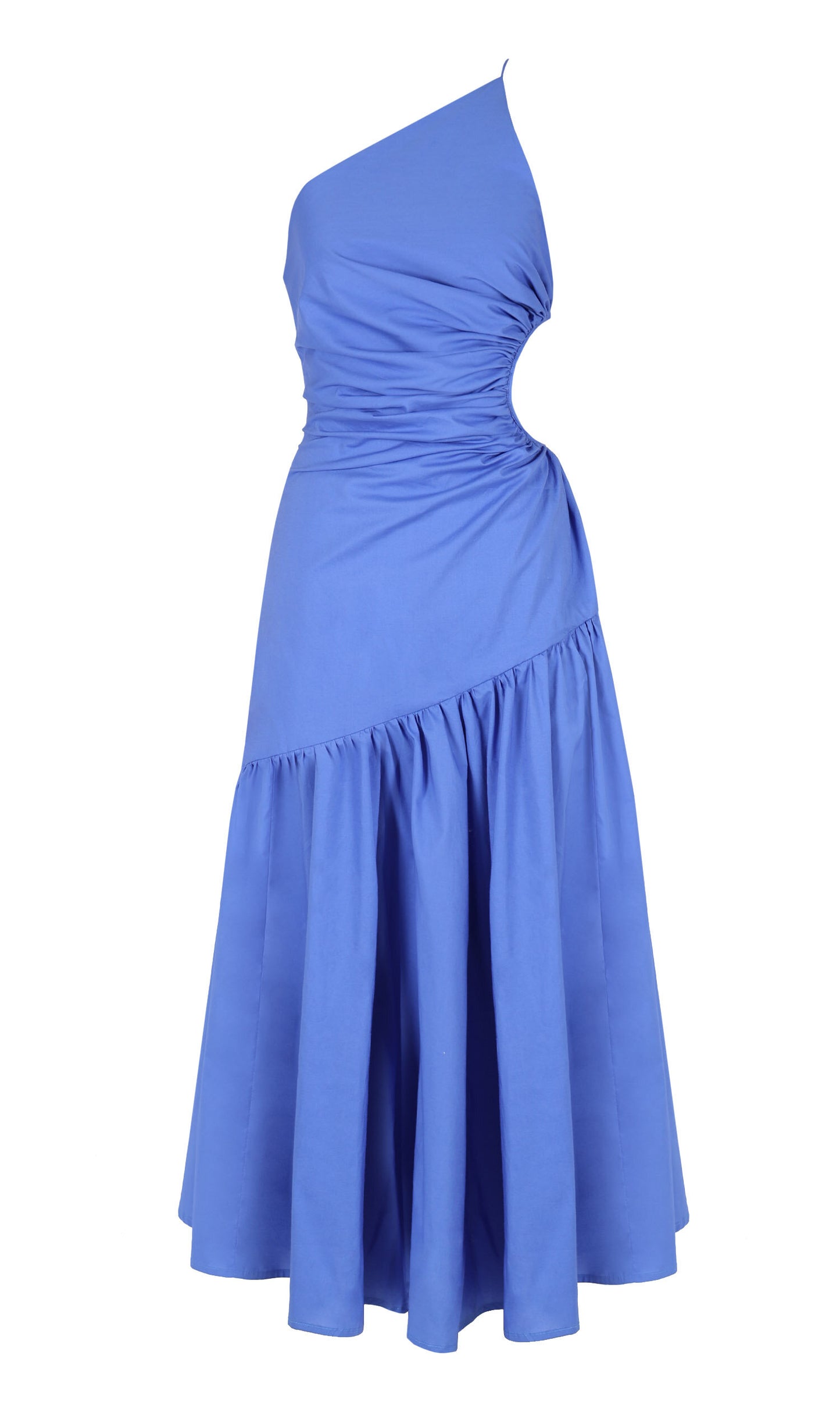 Bettina Cut-Out Dress in Baja Blue