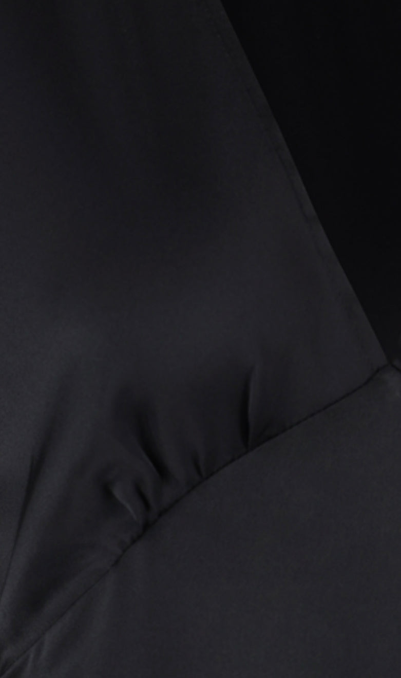 Bettina Satin Mini in Black