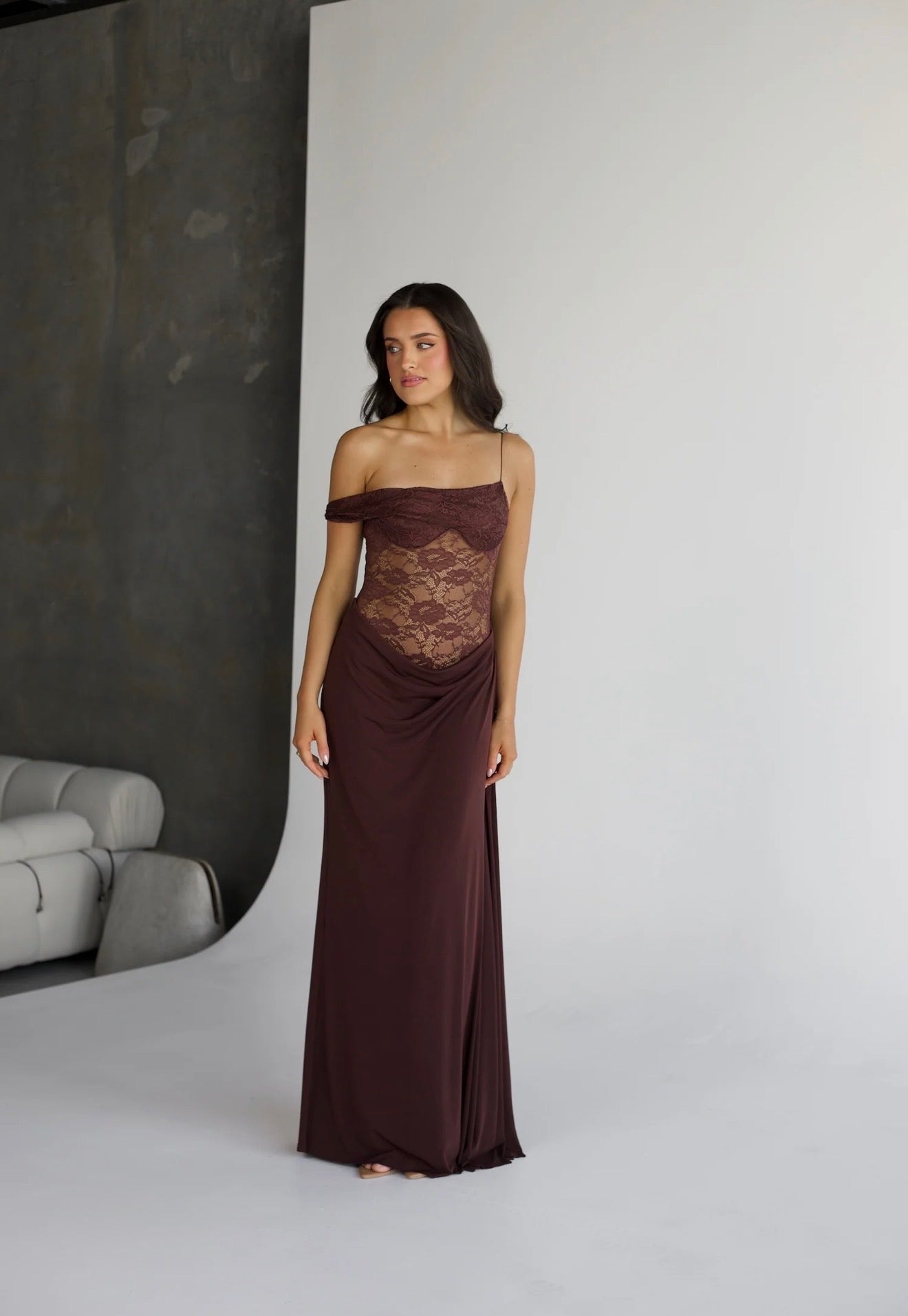 Sloane Dress in Espresso