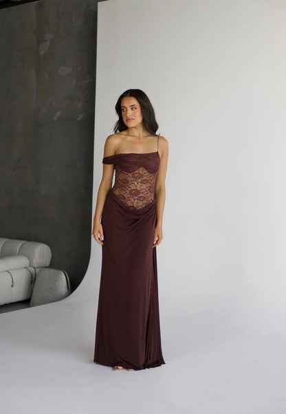 Sloane Dress in Espresso