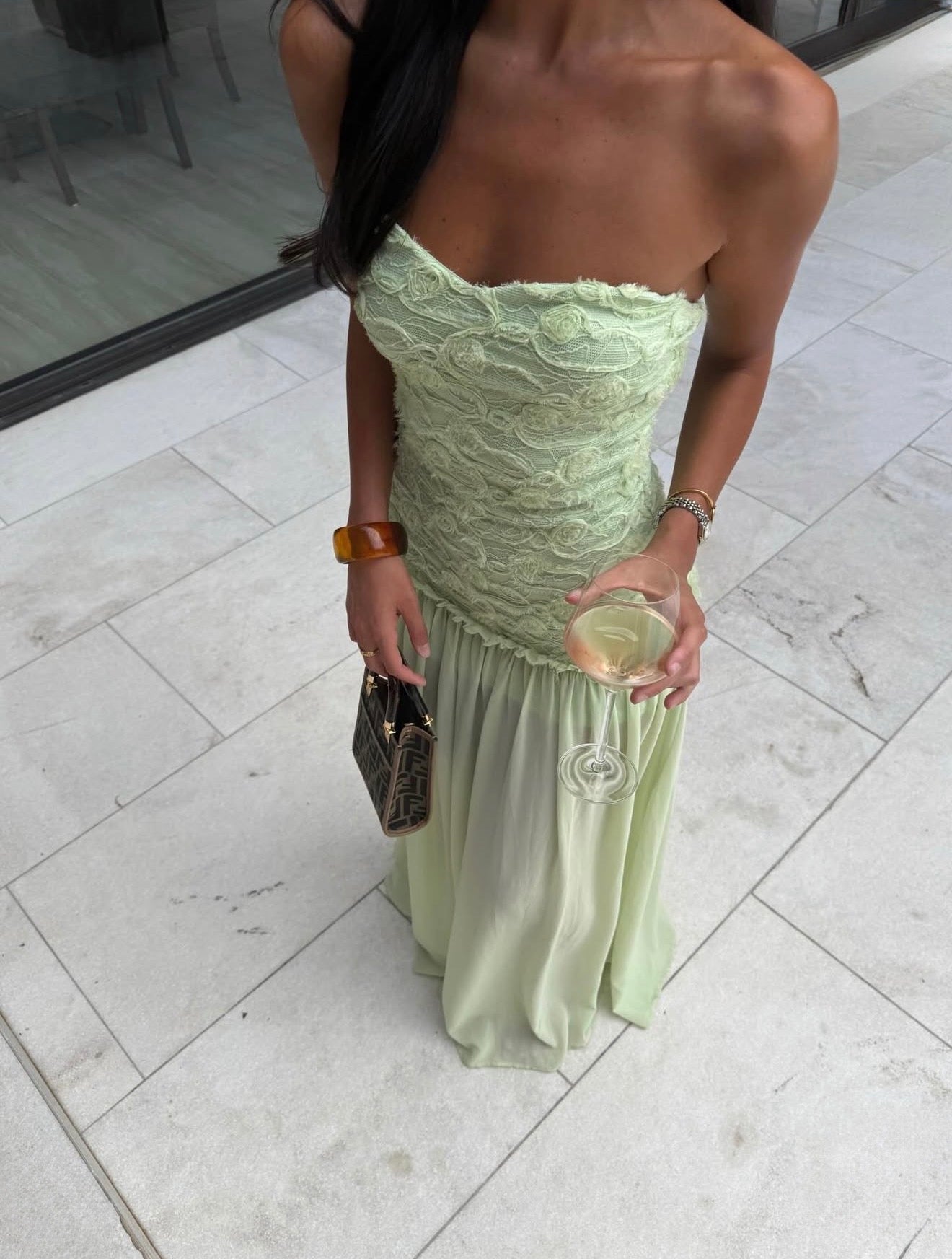 Renata Dress in Mint