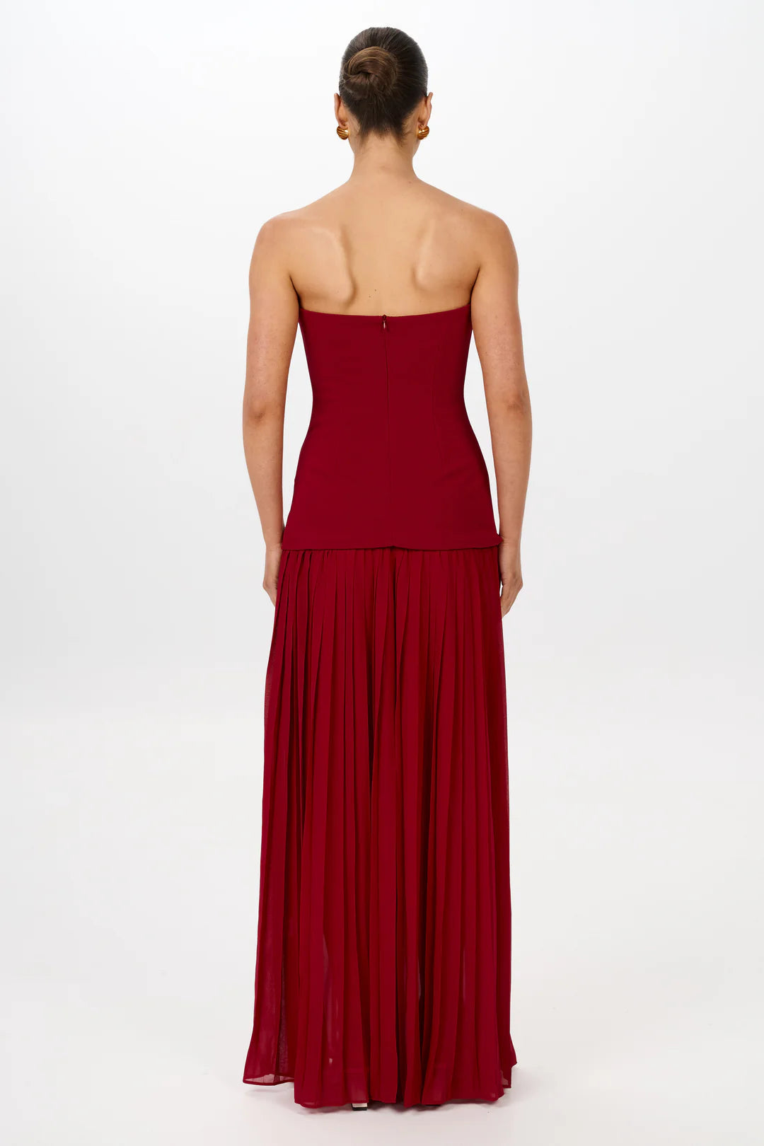 Nicolette Maxi Dress in Raspberry