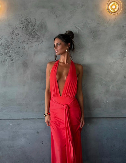 Jasmine Maxi Dress in Grenadine