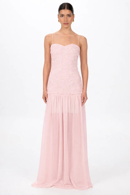 Renata Dress in Baby Pink
