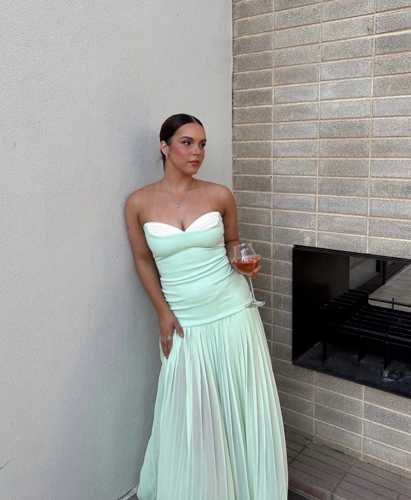 Nicolette Maxi Dress in Mint