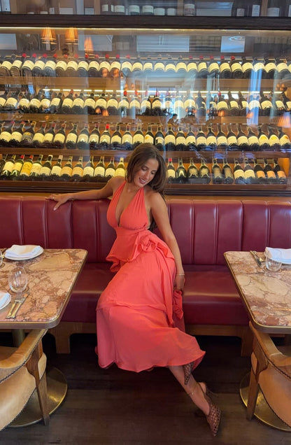 Fairytale Crush Maxi in Coral