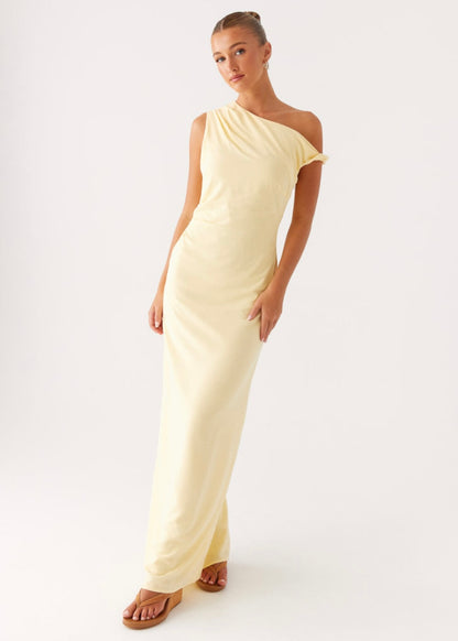 Mckenna Maxi Dress in Yellow