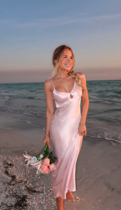 Cedar City Maxi Dress in Blush