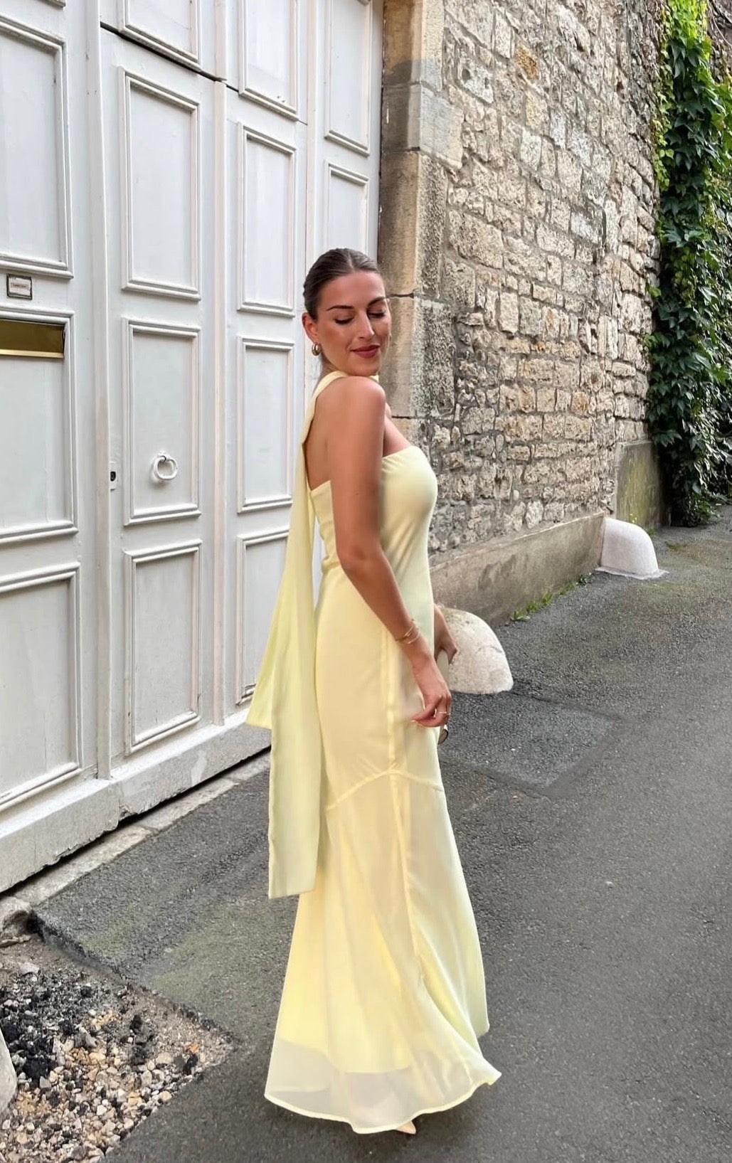 Under The Pagoda Maxi Dress in Yellow