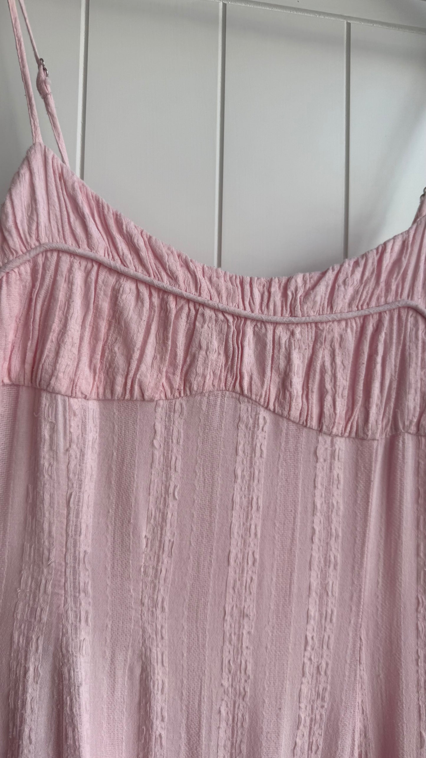Jacinda Drop Waist Maxi in Pink - FOR SALE