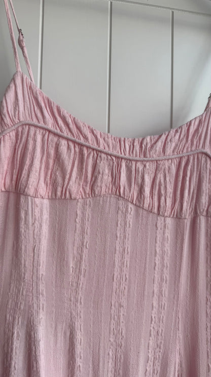 Jacinda Drop Waist Maxi in Pink - FOR SALE