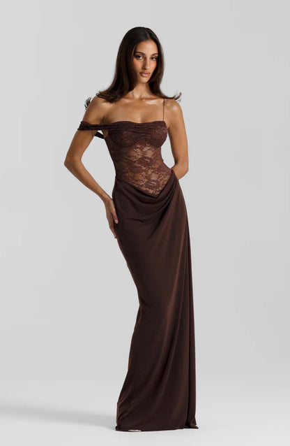 Sloane Dress in Espresso