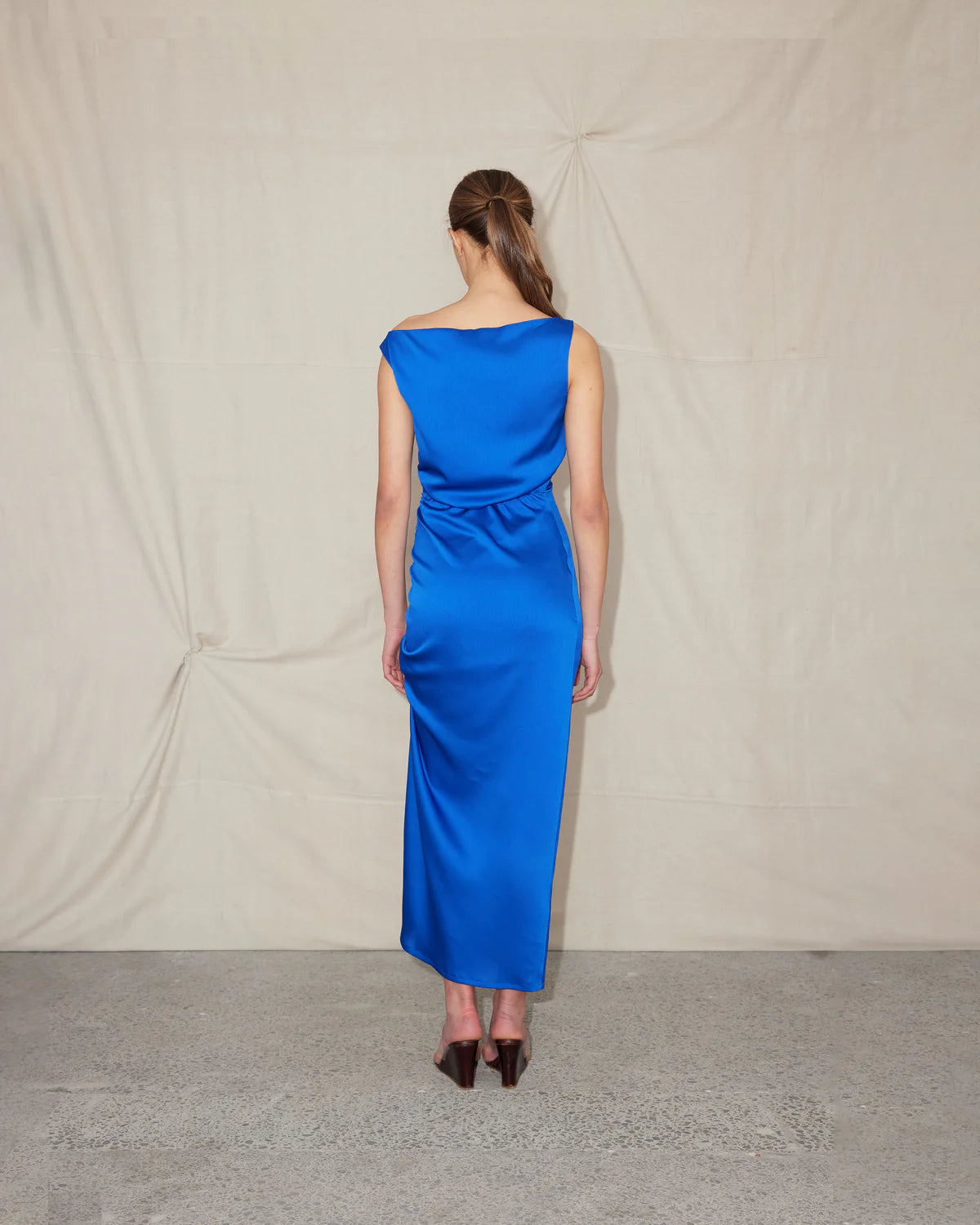 Ercolini Maxi Dress in Blue - FOR SALE