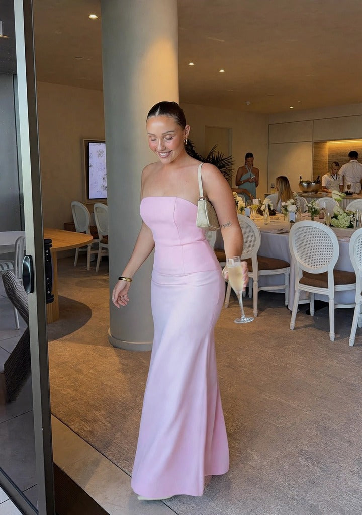 Albert Maxi Dress in Pink