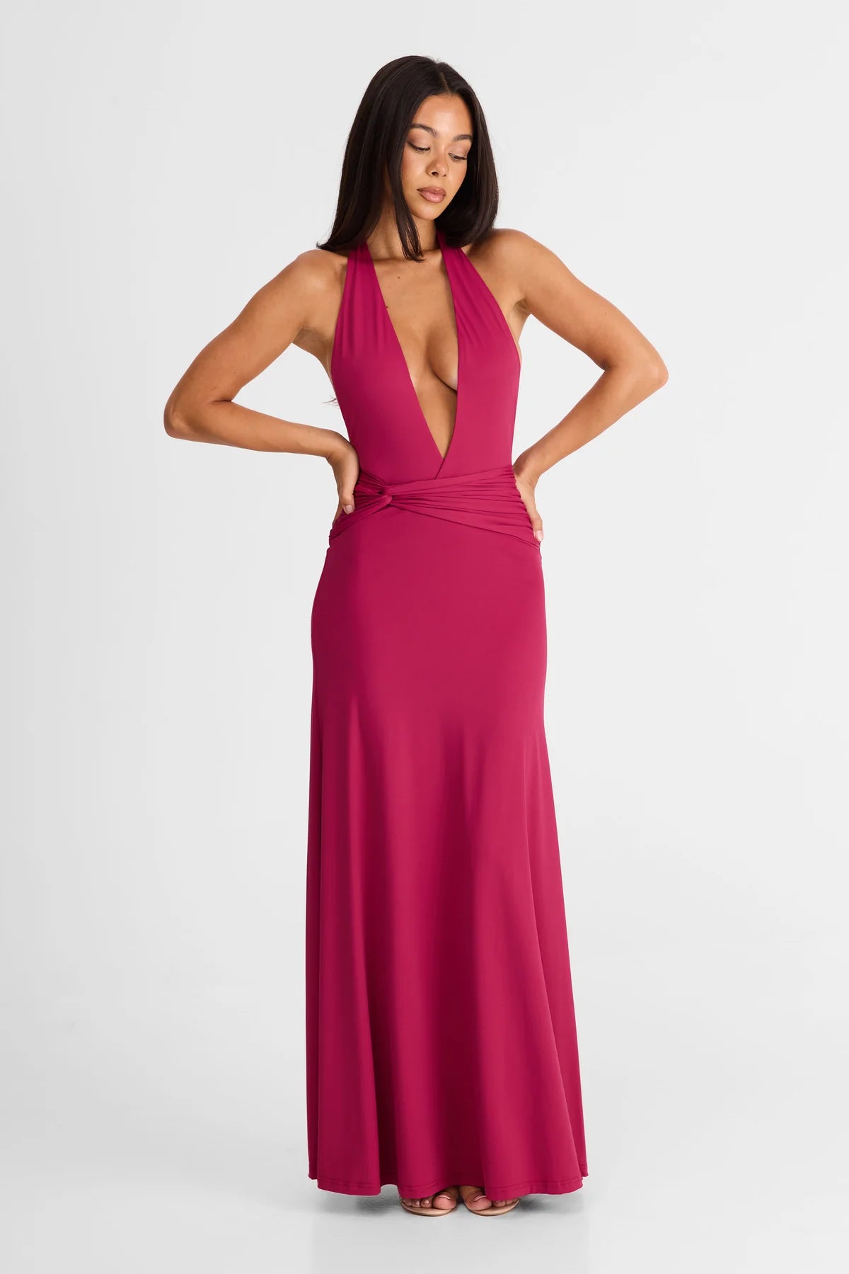 Antoinette Maxi in Berry