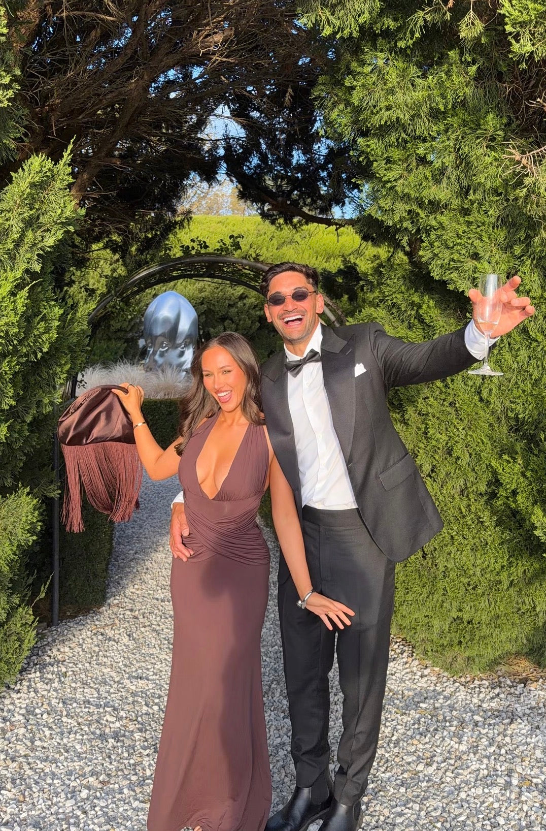 Veloura Maxi Dress in Chocolate