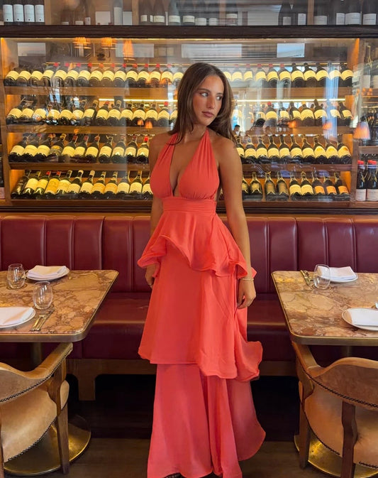 Fairytale Crush Maxi in Coral