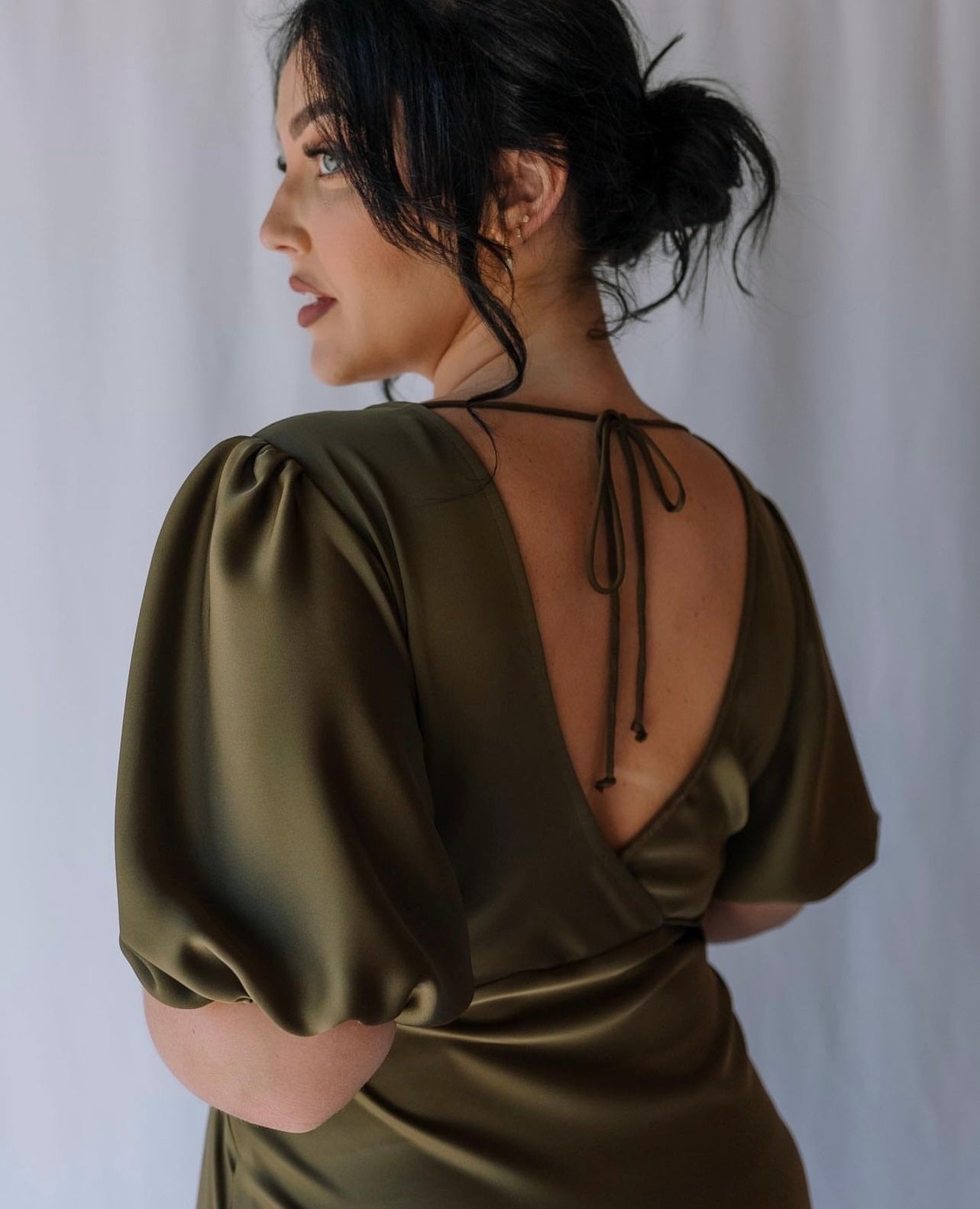 Uma Dress in Khaki - RUBY