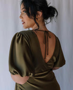 Load image into Gallery viewer, Uma Dress in Khaki - RUBY
