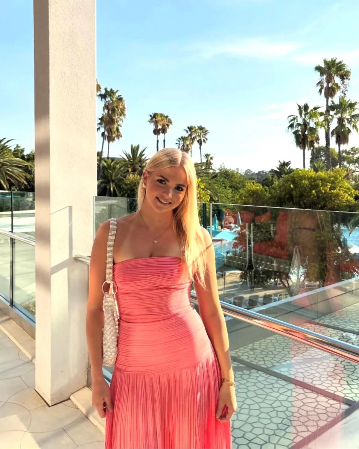 Royal Debut Dress in Melon