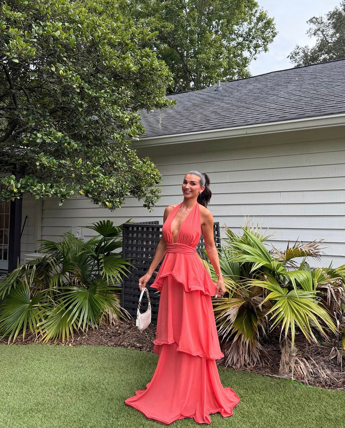 Fairytale Crush Maxi in Coral