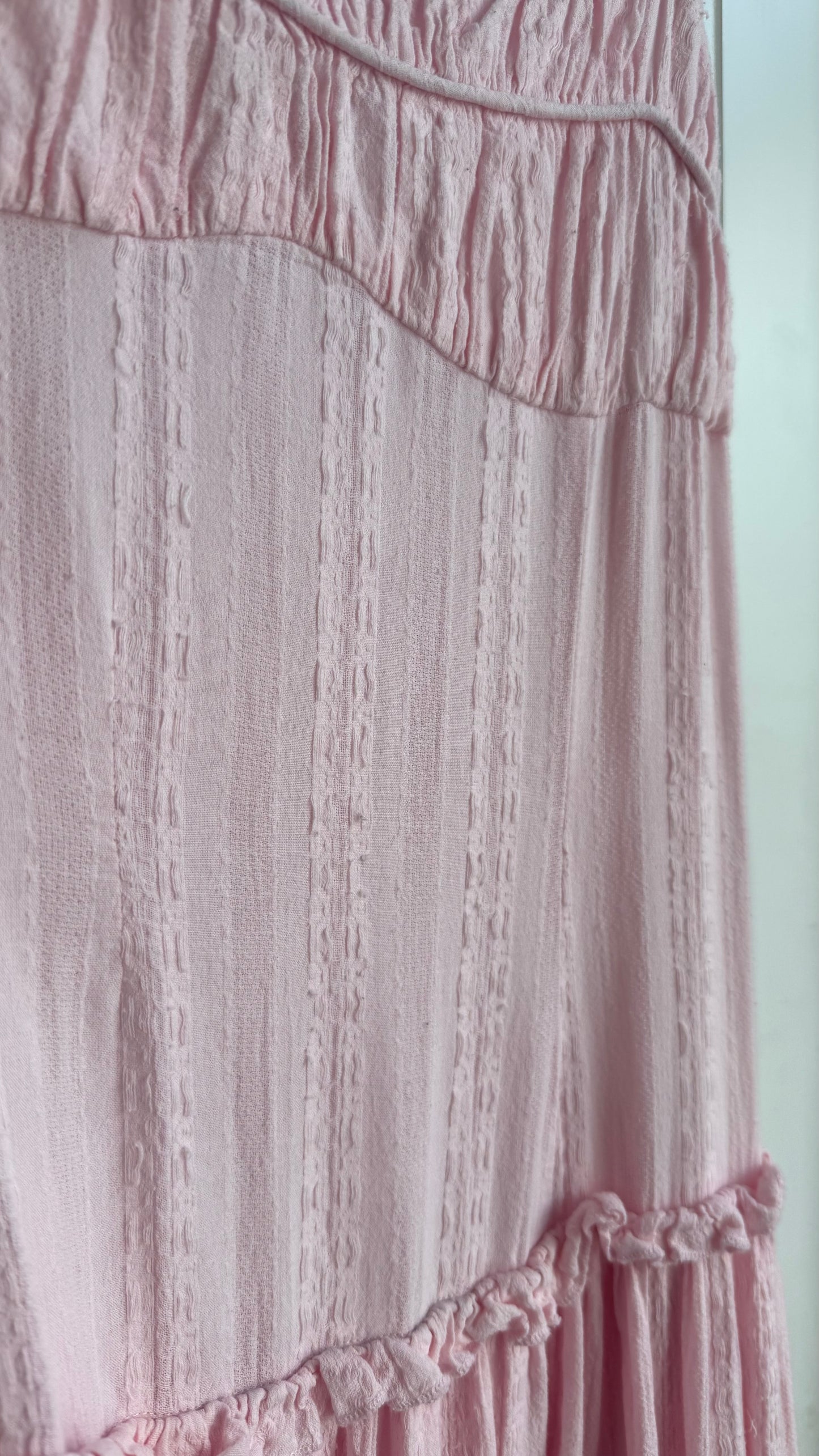 Jacinda Drop Waist Maxi in Pink - FOR SALE