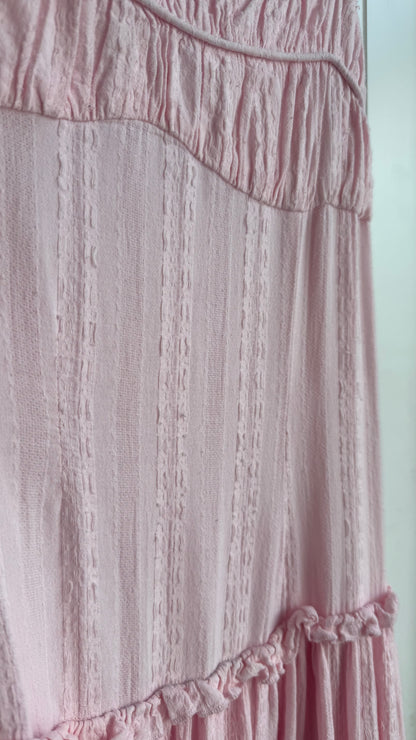 Jacinda Drop Waist Maxi in Pink - FOR SALE
