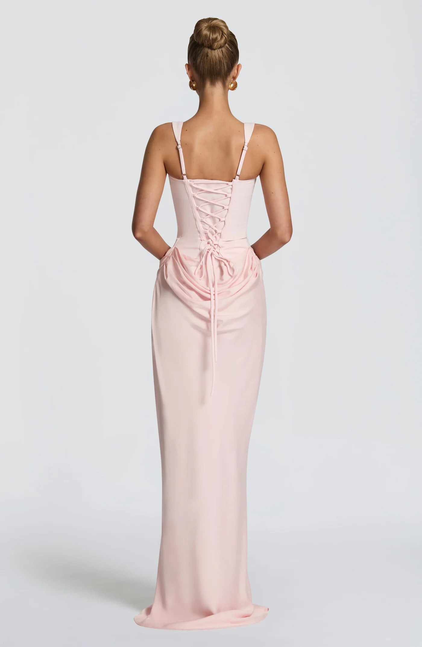 Cornelia Maxi Dress in Blush