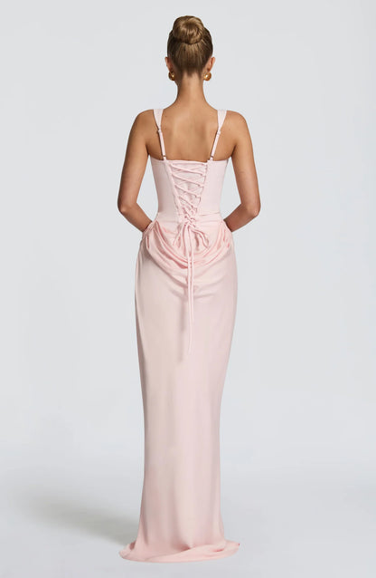 Cornelia Maxi Dress in Blush
