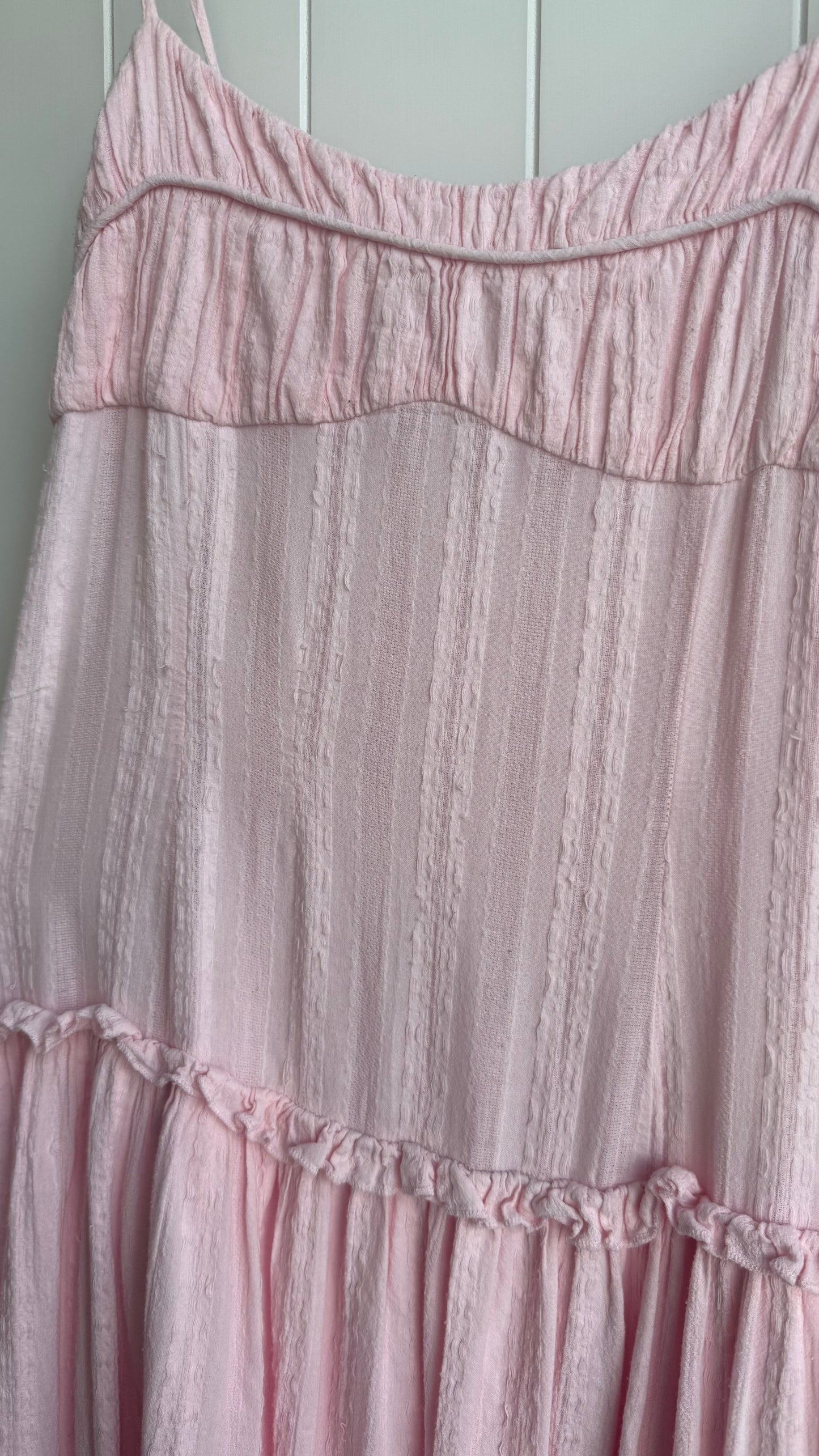 Jacinda Drop Waist Maxi in Pink - FOR SALE