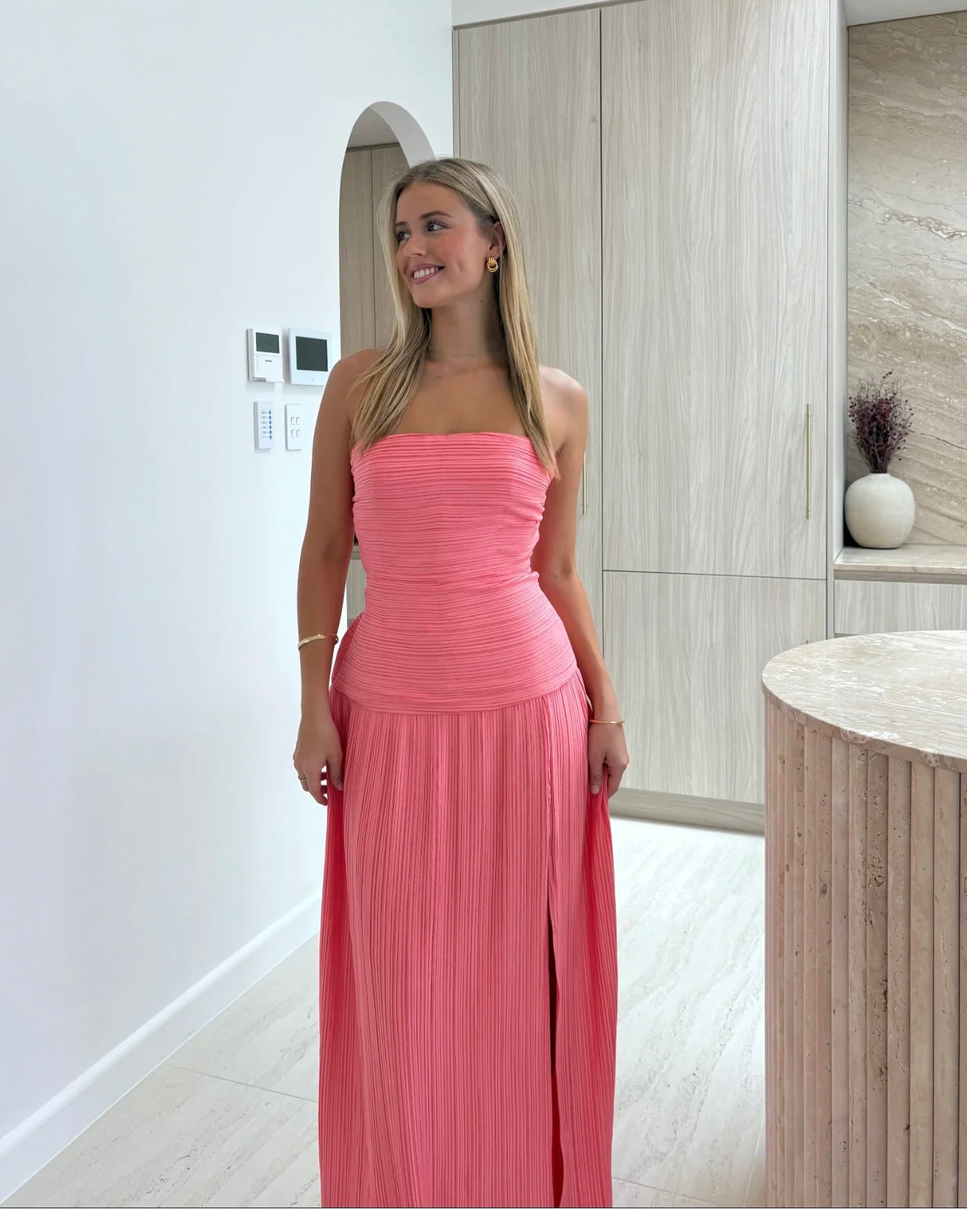 Royal Debut Dress in Melon