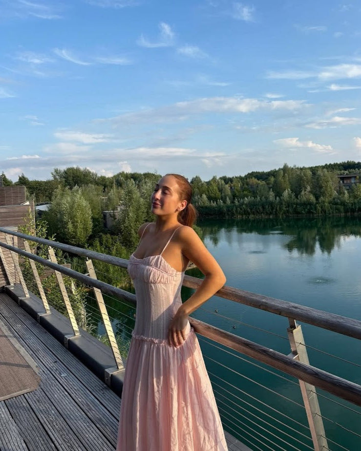 Jacinda Drop Waist Maxi in Pink Love it Loan it Jacinda Drop Waist Maxi in Pink Love it Loan it