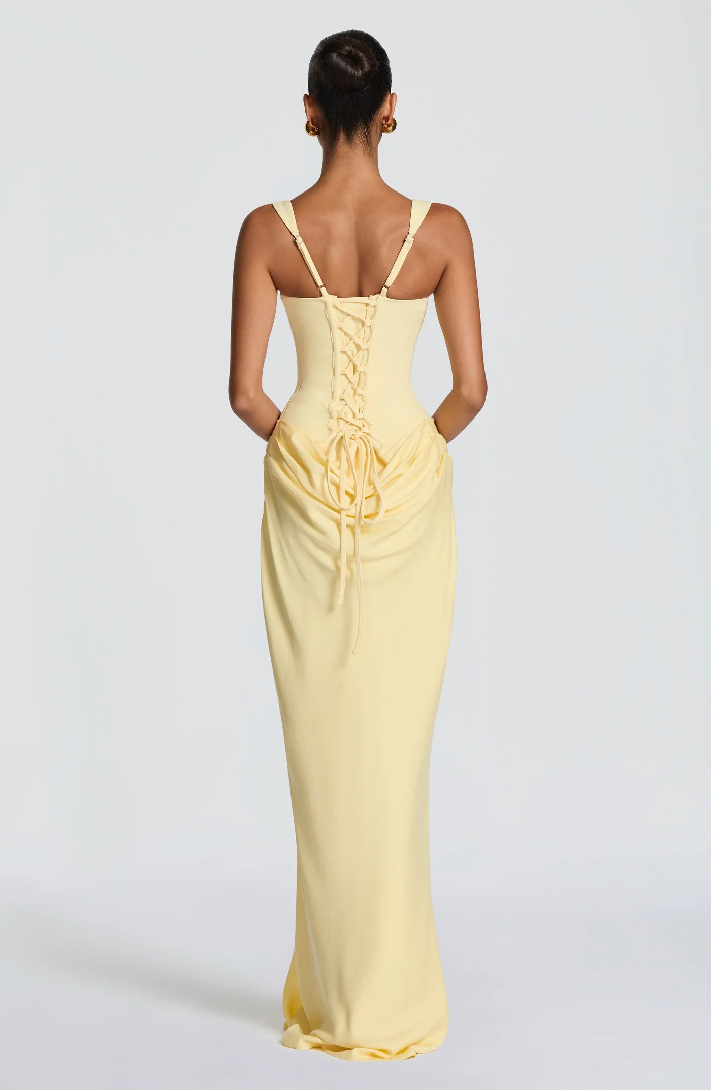 Cornelia Maxi Dress in Lemon