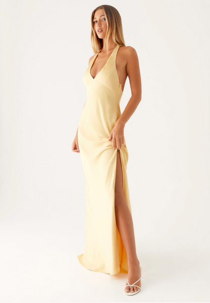 Angie Maxi Dress in Yellow